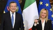 Mario Draghi e Giorgia Meloni